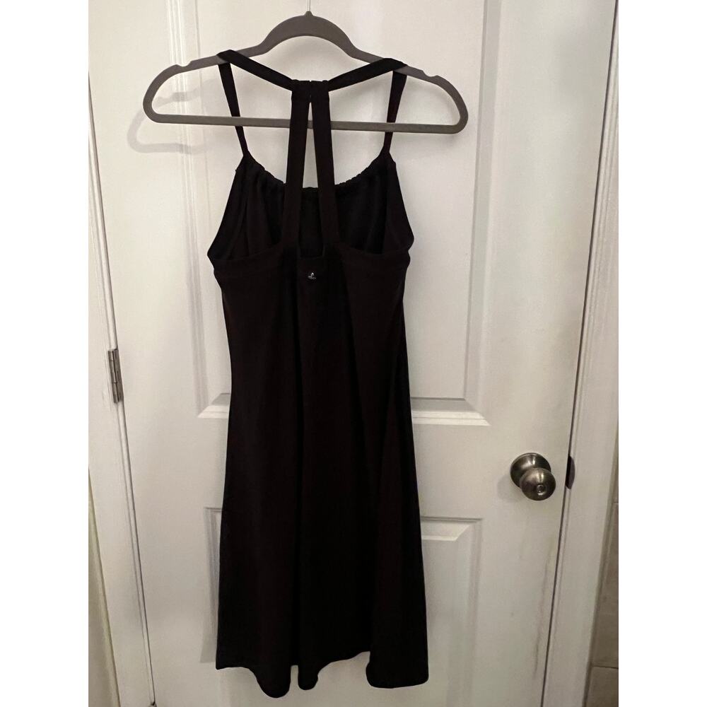 prAna Women's Brown Large Racer back Quinn Dress Built-in shelf bra Stretchy - Picture 2 of 7